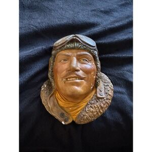 Vintage 1982 Legends Products 1917 WW1 R.F.C. Pilot Chalk Sculpture Bossons‎